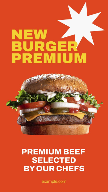 Burger restaurant Instagram story template, | Free PSD Template - rawpixel Burger restaurant Instagram story template, | Free PSD Template - rawpixel