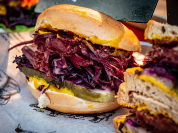 Burger With Vegetable Burger With Vegetable