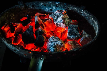 burning charcoals burning charcoals