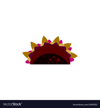 Burrito falafel wrap pita bread vector image Burrito falafel wrap pita bread vector image