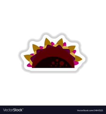 Burrito falafel wrap pita bread vector image Burrito falafel wrap pita bread vector image