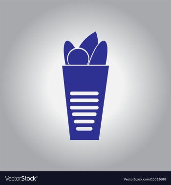 Burrito falafel wrap pita bread vector image Burrito falafel wrap pita bread vector image