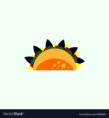 Burrito falafel wrap pita bread vector image Burrito falafel wrap pita bread vector image