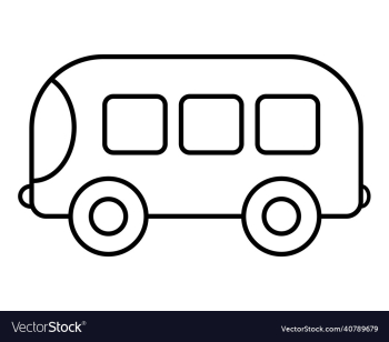 bus icon isolated bus icon isolated