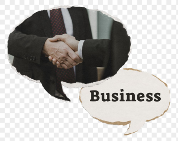 Business agreement png, handshake speech | Free PNG - rawpixel Business agreement png, handshake speech | Free PNG - rawpixel