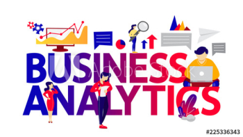 Business analytics and data analysis concept illustration Business analytics and data analysis concept illustration