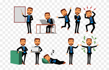 Business Animated Characters - Businessman Cartoon Character Png Business Animated Characters - Businessman Cartoon Character Png