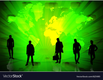 Business background vector image Business background vector image