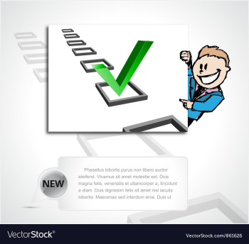 Business background vector image Business background vector image