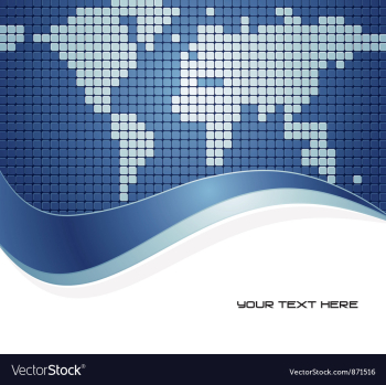 Business background vector image Business background vector image