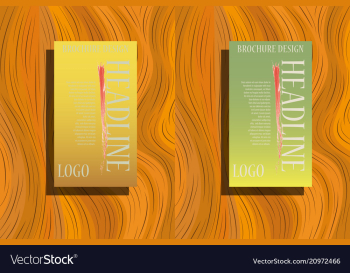 Business brochure template design with geometric vector image Business brochure template design with geometric vector image
