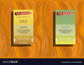 Business brochure template design with geometric vector image Business brochure template design with geometric vector image