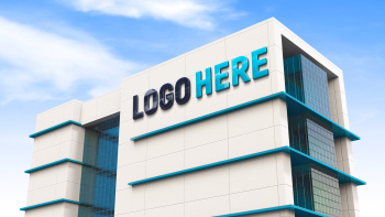 Business Building Logo Mockup