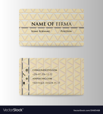 Business card background collection vector image Business card background collection vector image