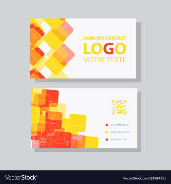 Business card background vector image Business card background vector image