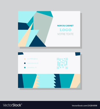 Business card background vector image Business card background vector image