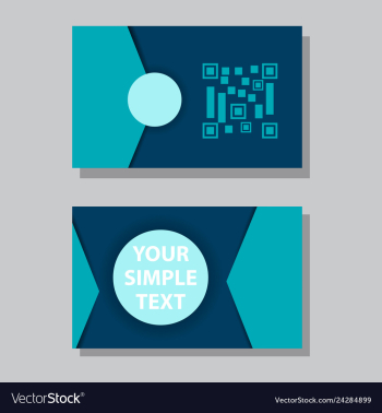 Business card background vector image Business card background vector image