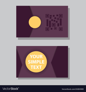 Business card background vector image Business card background vector image