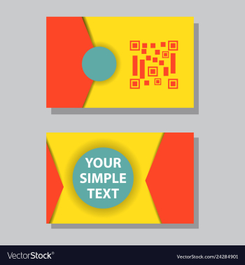 Business card background vector image Business card background vector image