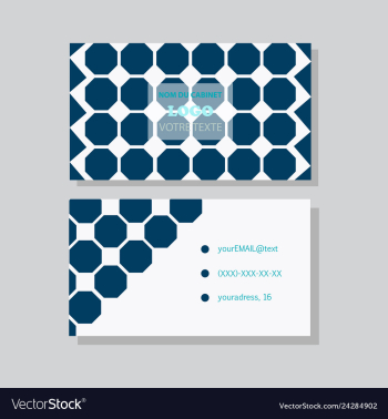 Business card background vector image Business card background vector image