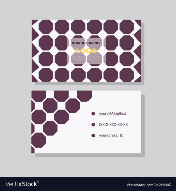 Business card background vector image Business card background vector image