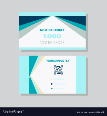 Business card background vector image Business card background vector image