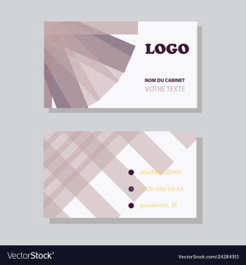 Business card background vector image Business card background vector image