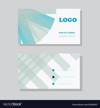 Business card background vector image Business card background vector image