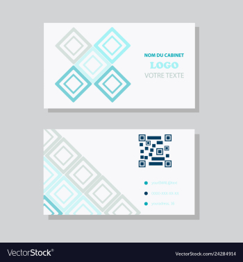 Business card background vector image Business card background vector image