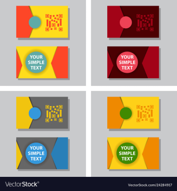 Business card background vector image Business card background vector image