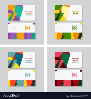 Business card background vector image Business card background vector image