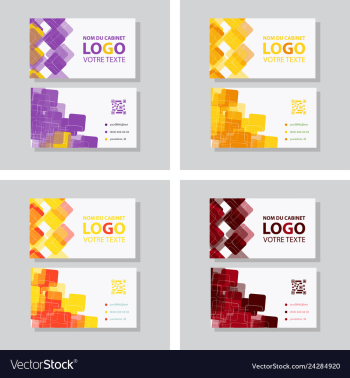 Business card background vector image Business card background vector image
