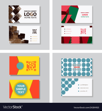 Business card background vector image Business card background vector image