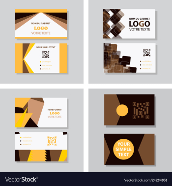Business card background vector image Business card background vector image