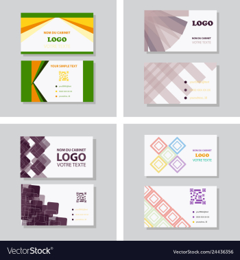 Business card background vector image Business card background vector image