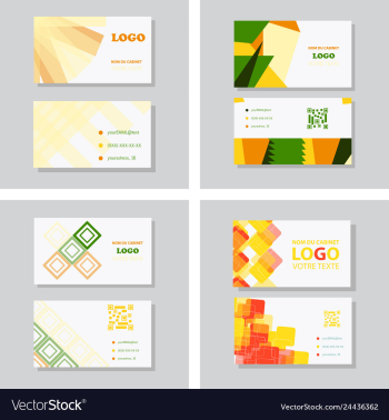 Business card background vector image Business card background vector image
