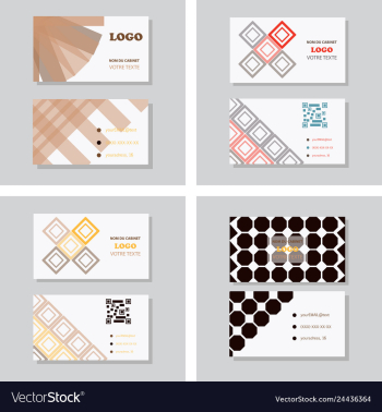 Business card background vector image Business card background vector image