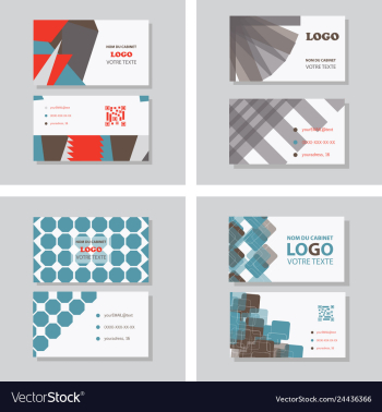 Business card background vector image Business card background vector image