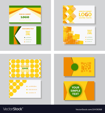 Business card background vector image Business card background vector image