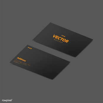 Business card design mockup vector | Free stock vector - 496441