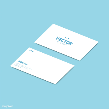 Business card design mockup vector | Free stock vector - 496508