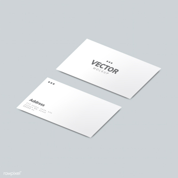 Business card design mockup vector | Free stock vector - 496522