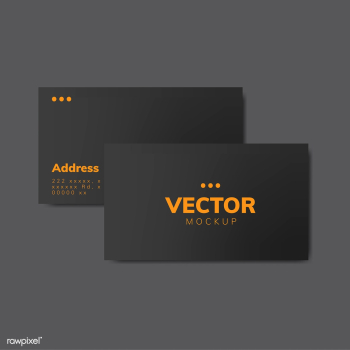 Business card design mockup vector | Free stock vector - 496533