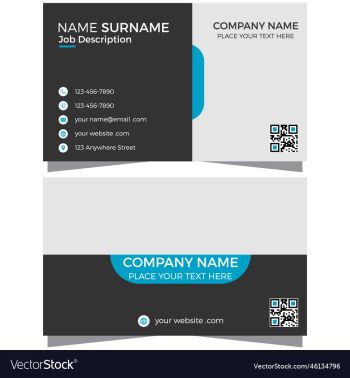 business card design template