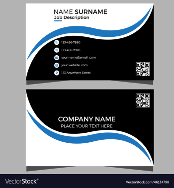 business card design template