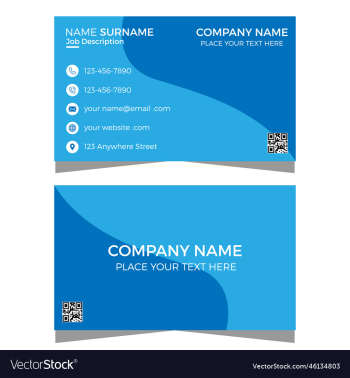 business card design template