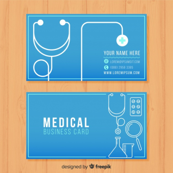 Business card for doctor