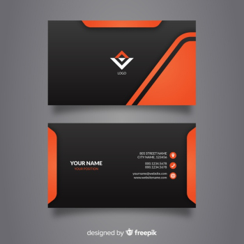 Business card Free Vector