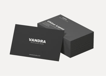 Business card mockup, black 3D | Free PSD Mockup - rawpixel