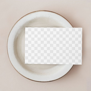 Business card png mockup, transparent | Free PNG Mockup - rawpixel